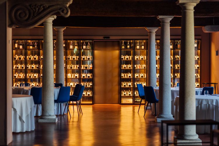 La splendida sala del ristorante Dama