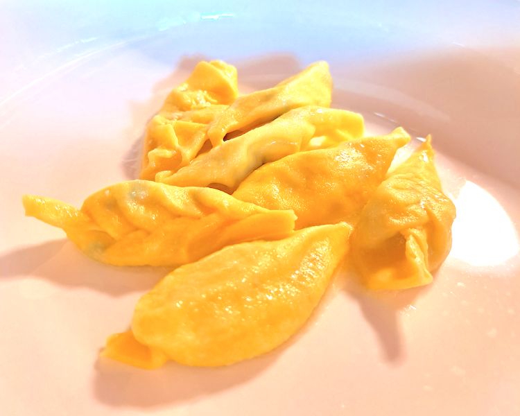 I Tortelli piacentini con la coda al burro