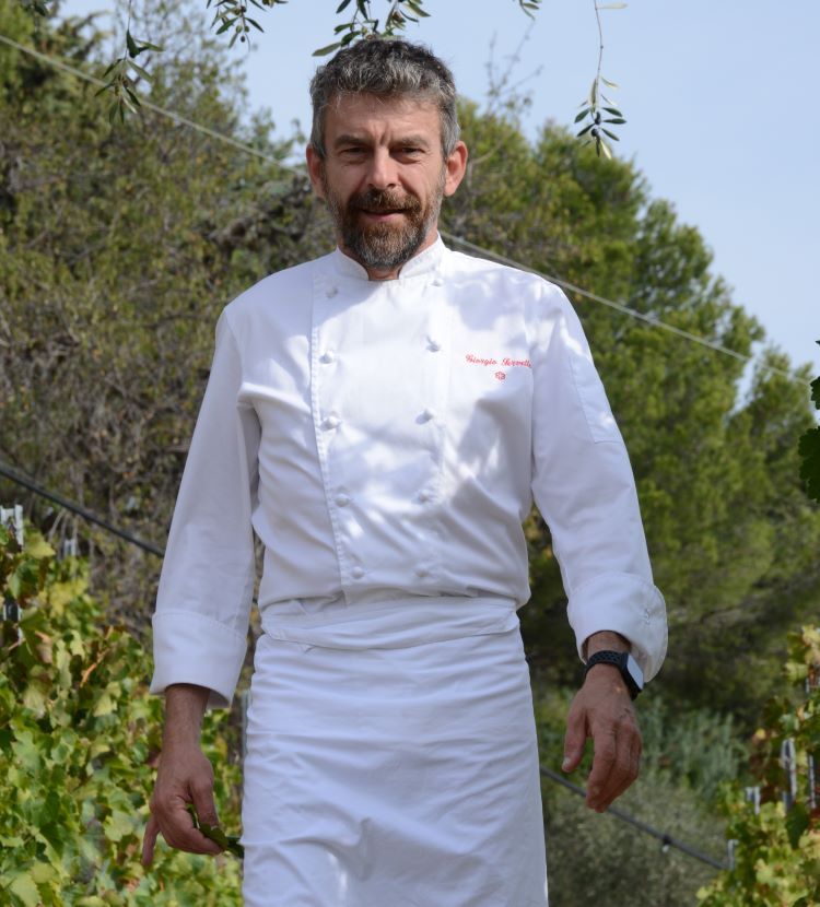 Lo chef Giorgio Servetto, recentemente nominato delegato regionale per la Liguria di EuroToques Italia
