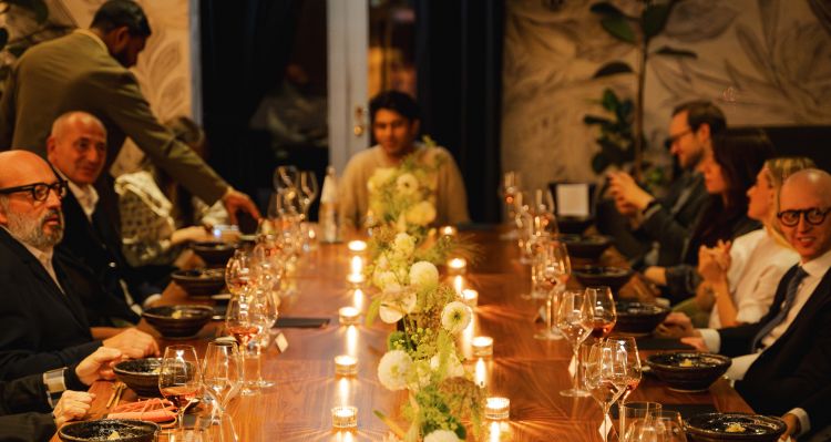 Una meravigliosa cena conviviale per celebrare l'eccellenza enologica di Ca' del Bosco
