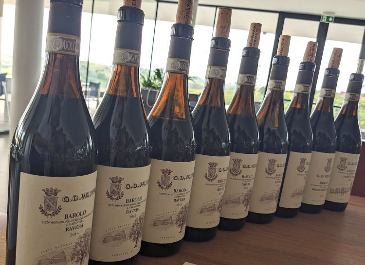 La verticale di Barolo DOCG Ravera