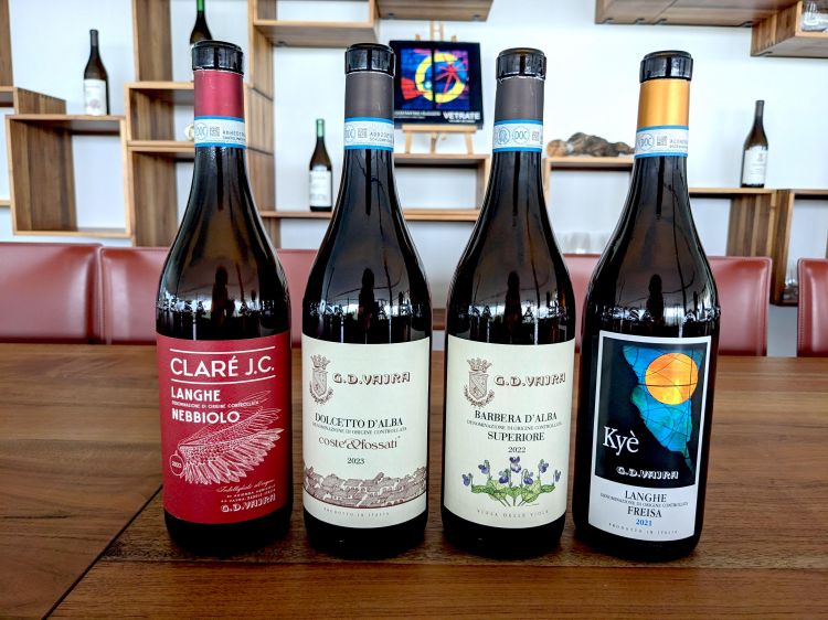 Alcuni dei vini che abbiamo degustato presso la ca