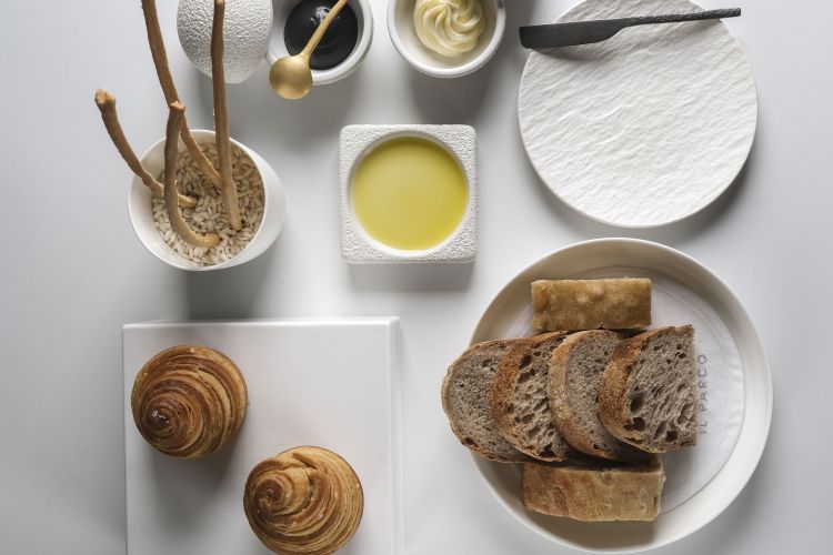 Il cestino del pane del ristorante Il Parco
