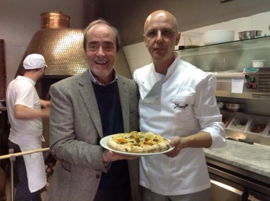 Franco Pepe with Professor Di Salvo
