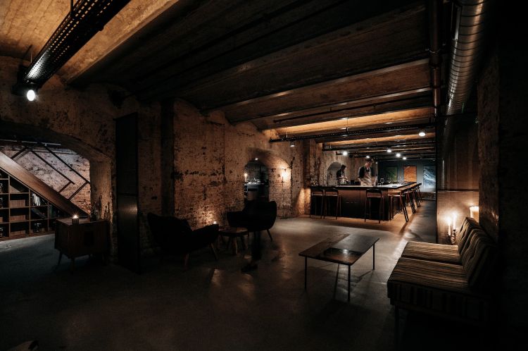 La sala ristorante Tres a Rotterdam
