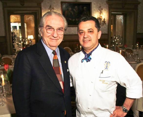 Gualtiero Marchesi e Osvaldo Presazzi