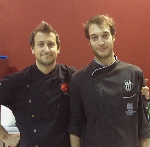 Christian Milone and Lorenzo Cocchi of Gastronavicella at Trattoria Zappatori in Pinerolo (Torino)