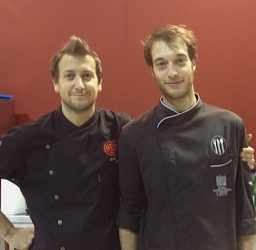 Christian Milone e Lorenzo Cocchi della Gastronavicella della Trattoria Zappatori di Pinerolo (Torino)