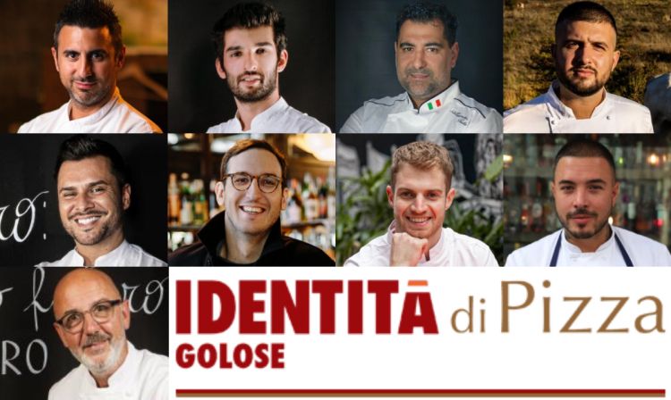 The nine speakers at Identità di Pizza 2022, a mu