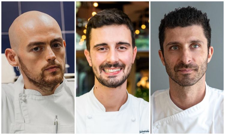 Davide Caranchini, Stefano Guizzetti ed Edoardo Tr