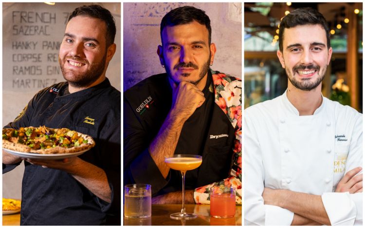 Lorenzo Sirabella, Edris Al Malat ed Edoardo Tr