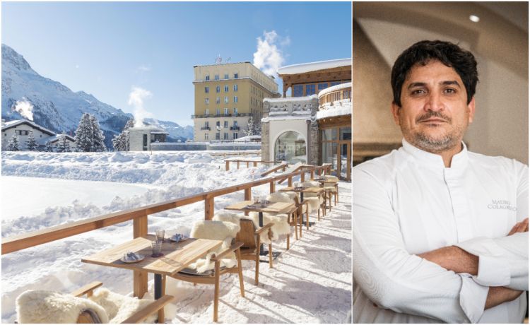 Il Kulm Hotel a Sankt Moritz e lo chef Mauro Colag