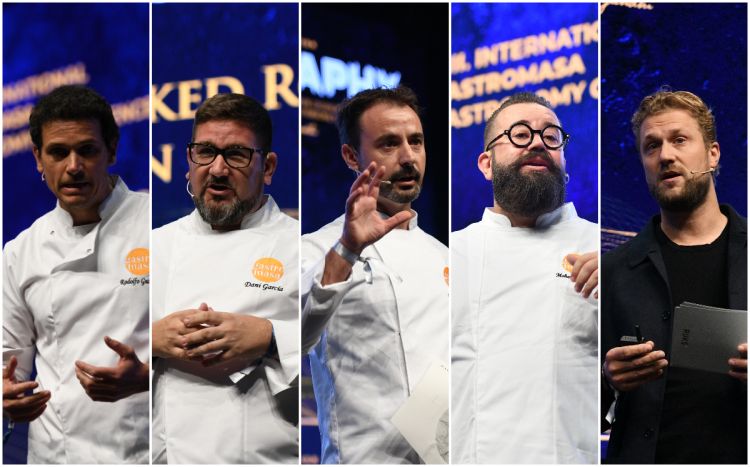 Cinque dei protagonisti di Gastromasa 2023, il co