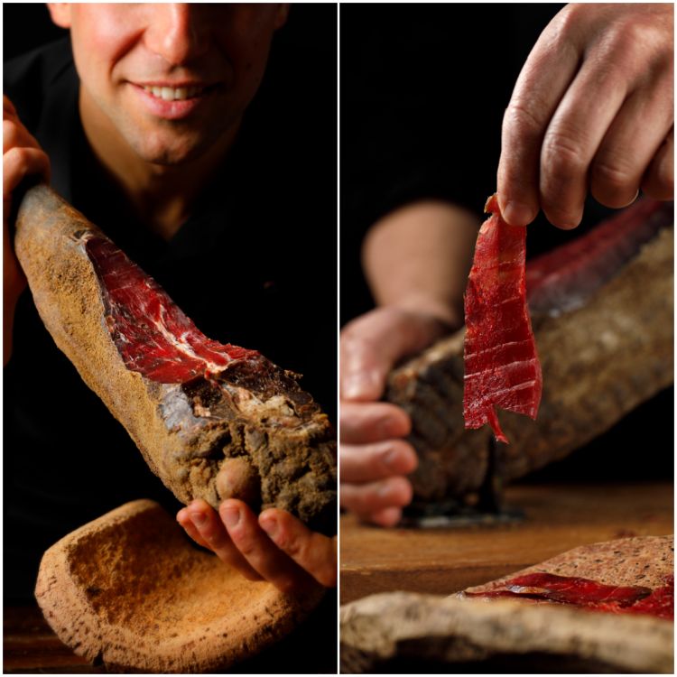 Il prosciutto di pecora

