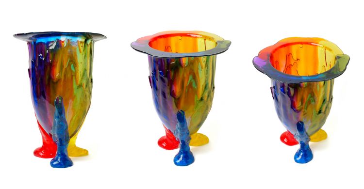 Tre scatti del vaso Amazonia in taglia XL, realizz
