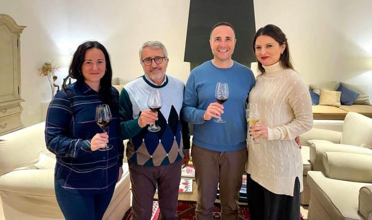 Francesca, Benedetto e Antonio Tonnino con Cristina Grillo
