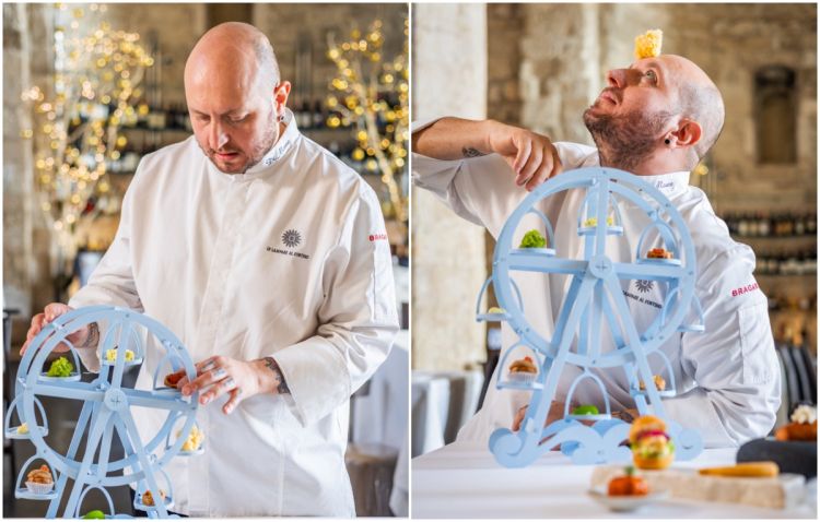 Lo chef Francesco Di Mauro a Le Lampare al Fortino