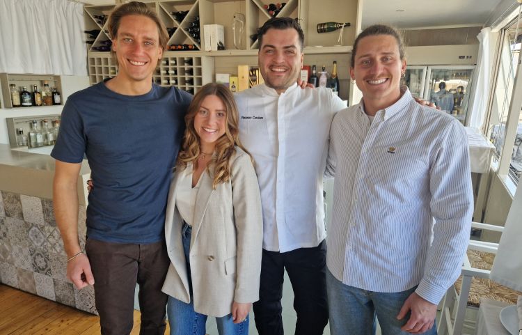 Francesco, Fiorenza e Fabrizio Gargiulo con chef V
