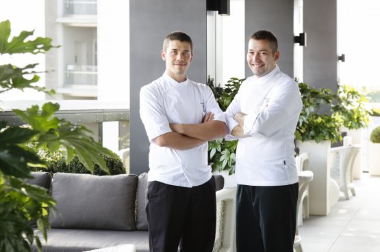 Vincenzo e Antonio Lebano, resident chef del Terrazza Gallia
