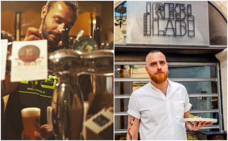 A sinistra Raffaele e a destra Francesco Leone, du