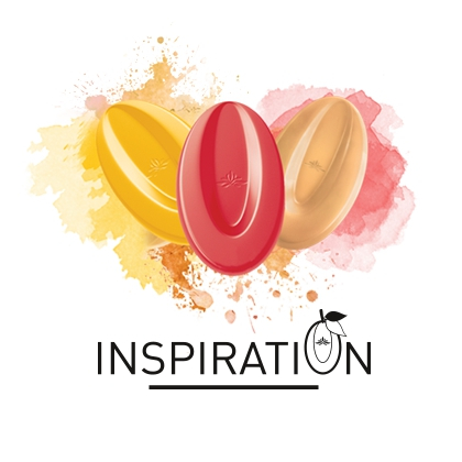 Al Sigep una delle novità targate Valrhona è la nuova gamma Inspiration: golose coperture alla frutta (fragola, frutto della passione e mandorla) con la consistenza unica del cioccolato