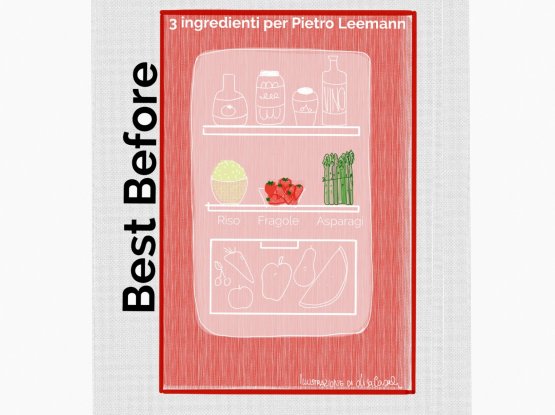 NEL FRIGO DI PIETRO. Illustrazione di Lisa Casali. Ashtag #BestBefore #Iononspreco
