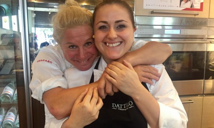 Ana Roš with Caterina Ceraudo recently at Identità New York (see also Ana Roš and Caterina Ceraudo: frontier-chefs)
