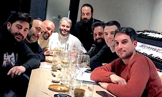 Una riunione recente di genovesiani, con Genovese (e ovviamente Tonioni, secondo da destra)
