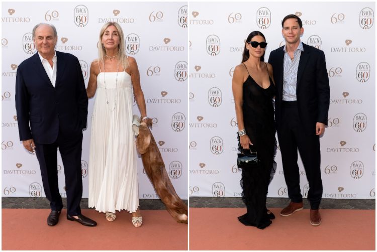 Gerry Scotti e Melissa Satta con Carlo Gusalli Beretta