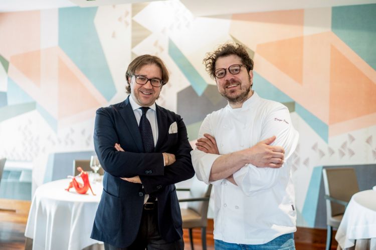 Giambattista e Diego Papa, maître e chef del ristorante (foto di Niccolò Brunelli)
