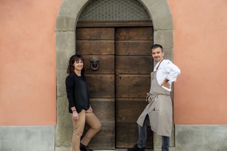 Gianluca Gorini con Sara Silvani, moglie e anche compagna nella professione