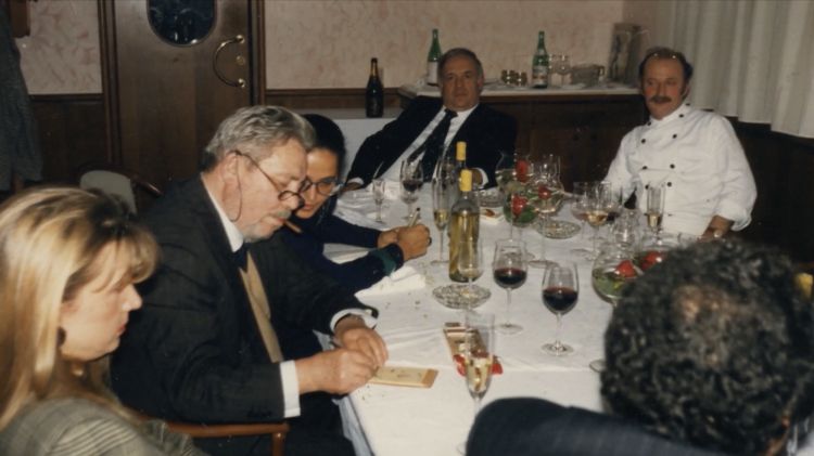 Cosetti con Gianni Brera
