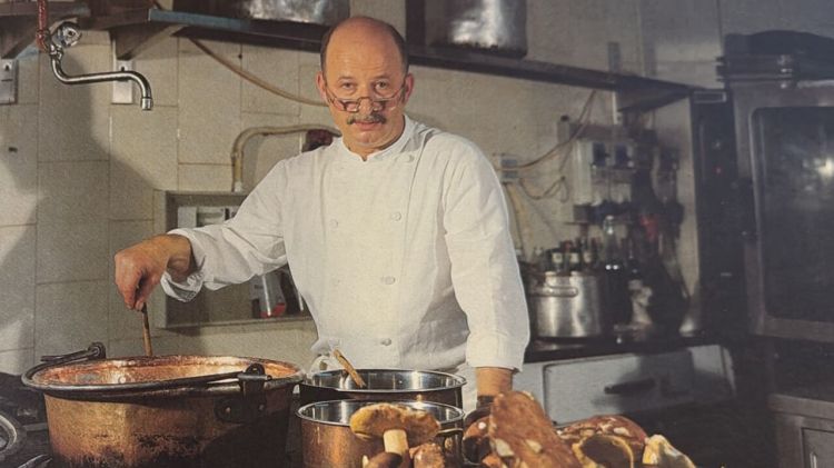 Gianni Cosetti, storico chef del ristorante Roma d