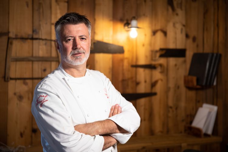Lo chef Gianni Tarabini