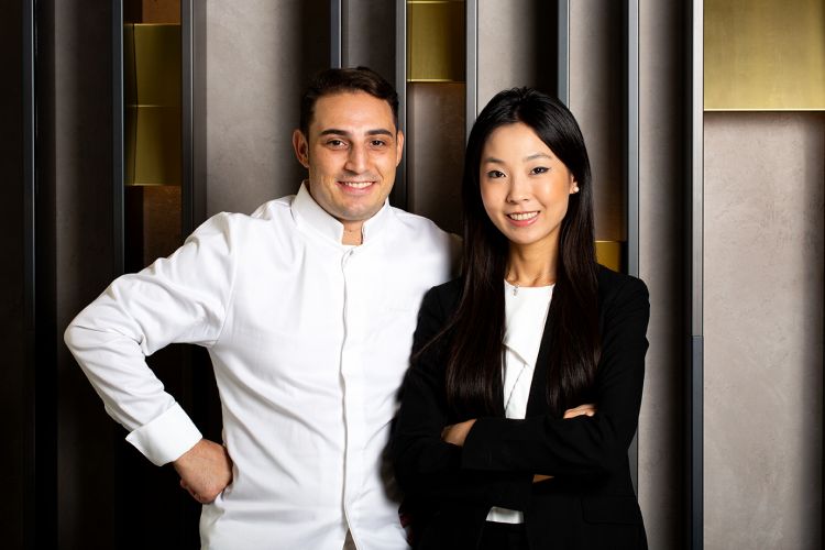 La patron Giulia Liu e lo chef Guglielmo Paolucci
