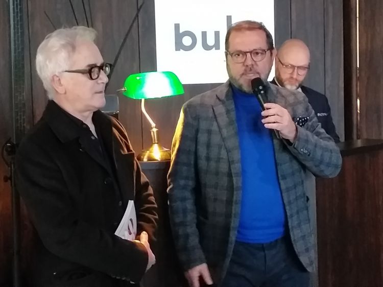 Giuliano Pellegrini ed Elio Ghisalberti
