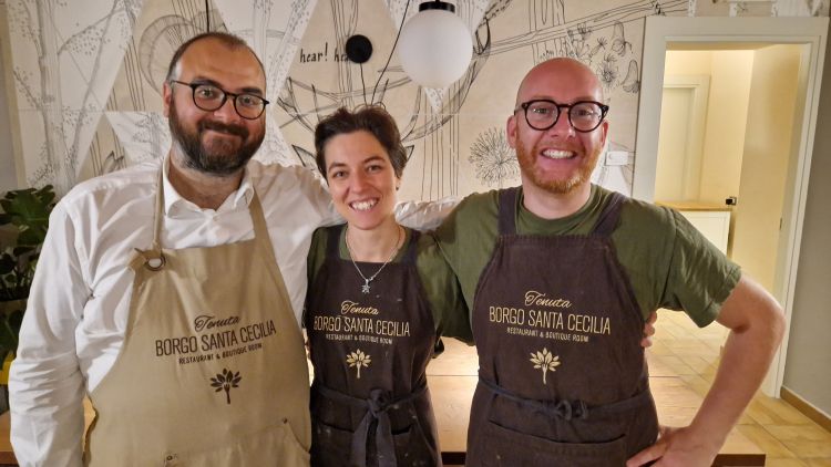 Giuseppe Onorato, Serena Sebastiani e Alessio Pierini
