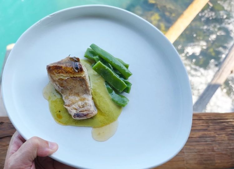 Uno dei piatti serviti nel ristorante&nbsp;Gli Ostinati del Trabocco Mucchiola
