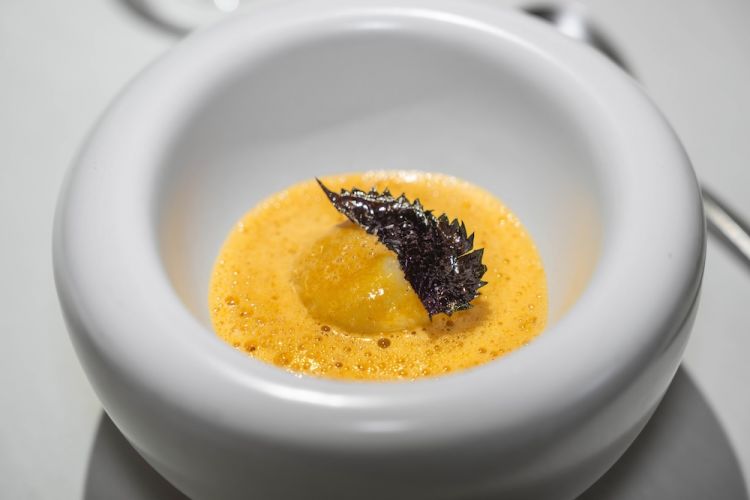 Gnocco ripieno di copazza, una zuppa tipica algherese di piccola pesca