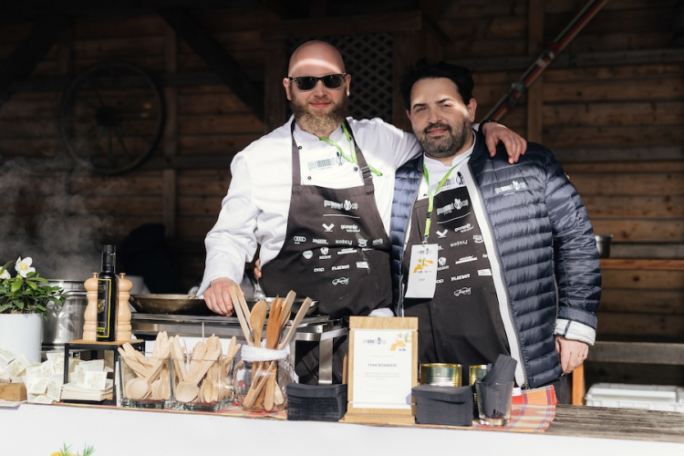 Ivan Bombieri (left) and Giuseppe Mancino in the photo taken by Ziga Intihar
