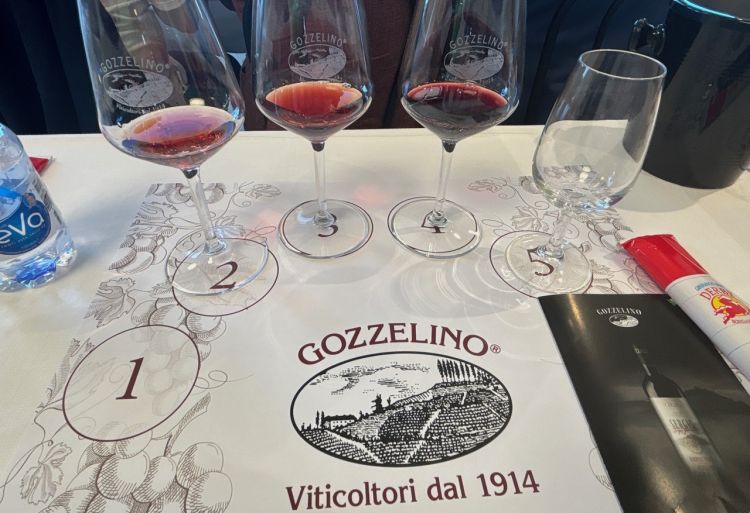 Degustazione dei vini dell’azienda agricola Sergio Gozzelino