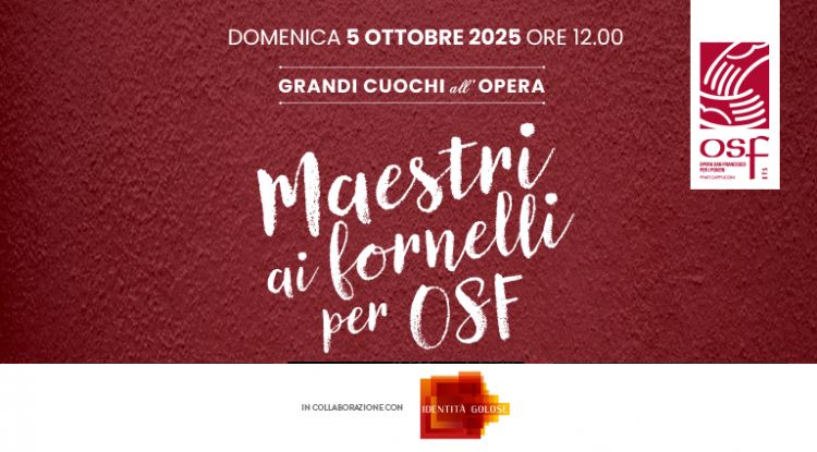 Torna Grandi cuochi all'Opera, l'iniziativ