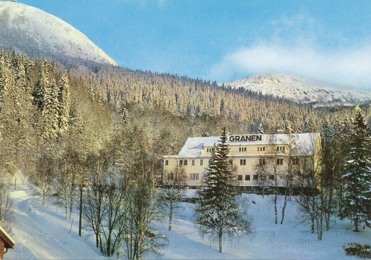 Il Granen in una foto d'epoca, l'altro hotel proprietà di Bibbo Nordenskjold