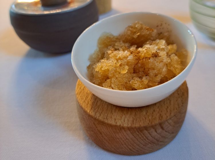 Granita al Daiquiri con polvere di macis
