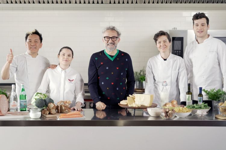 Massimo Bottura e gli chef del Gruppo Francescana�