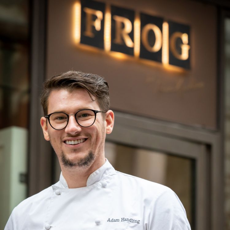 Lo chef Adam Handling del ristorante Frog a Covent