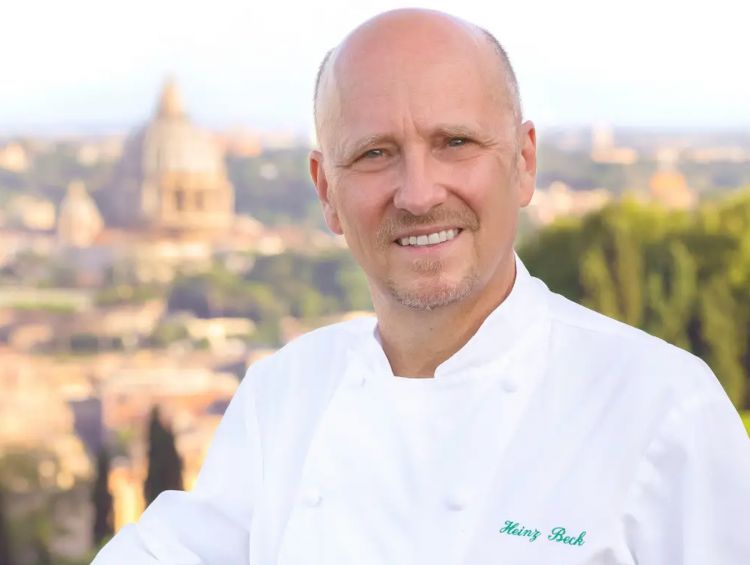 Heinz Beck, chef del ristorante La Pergola del Rome Cavalieri, tre stelle Michelin a Roma
