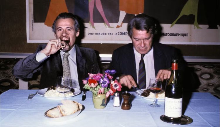 Henri Gault e Christian Millau, fotografati nel 19