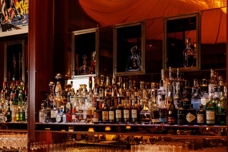 Il bancone del Principe Bar
