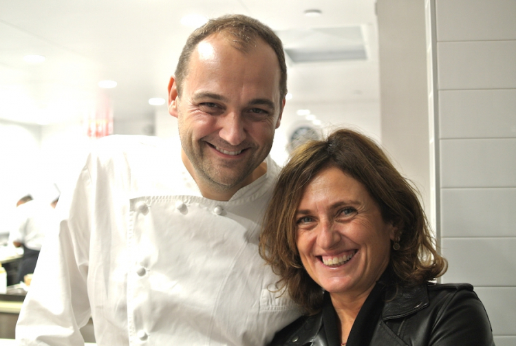 Daniel Humm con Luisa Marchi
